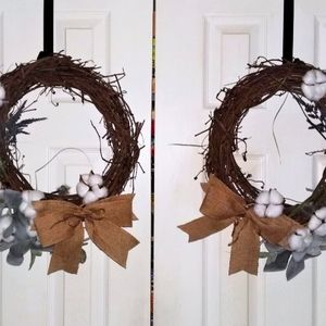 Double door wreaths (as shown)